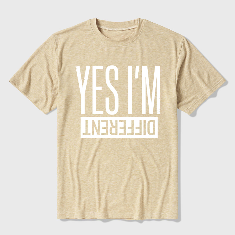 Yes I'm Different Ultra Soft Heather Tee
