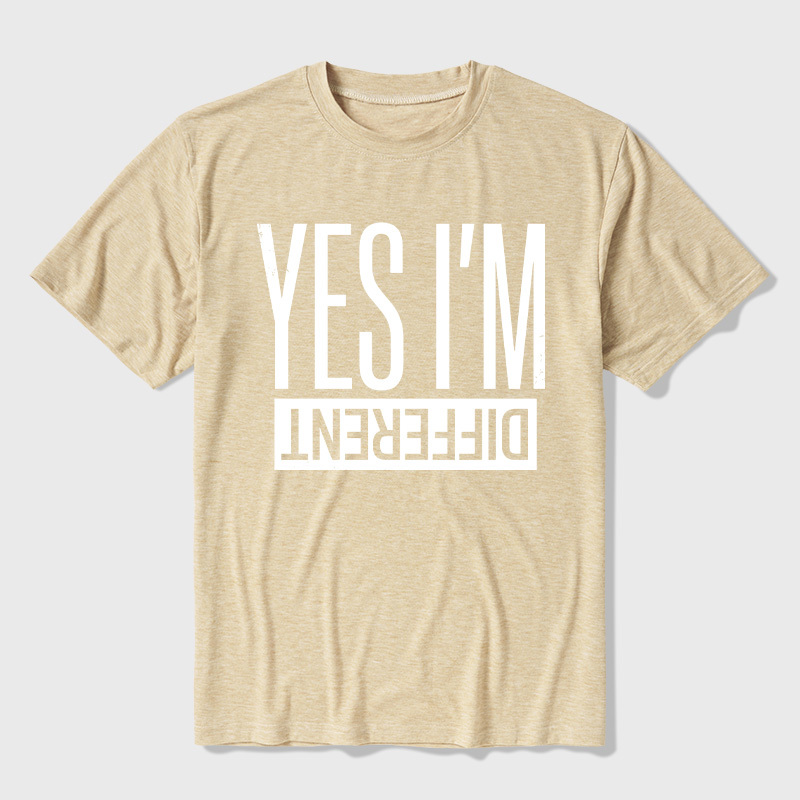 Yes I'm Different Ultra Soft Heather Tee