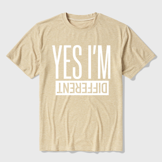 Yes I'm Different Ultra Soft Heather Tee