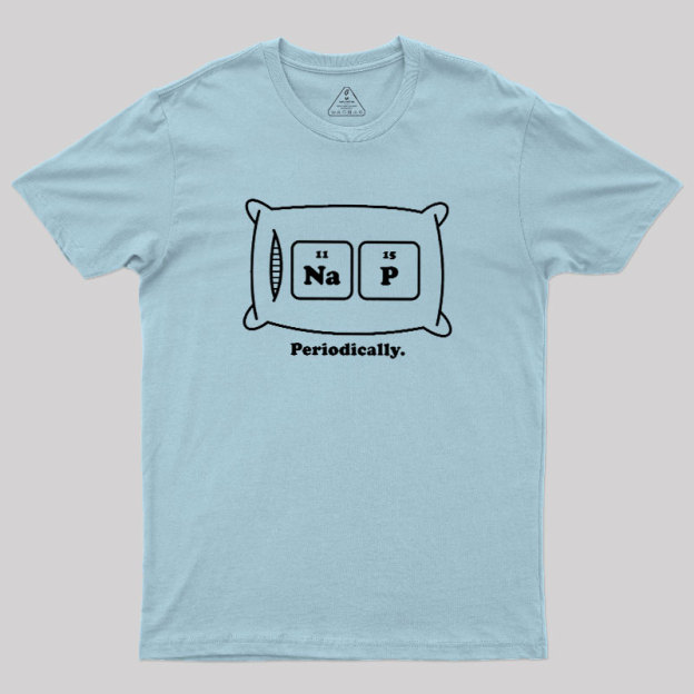 Nap Periodic Table Geek T-Shirt