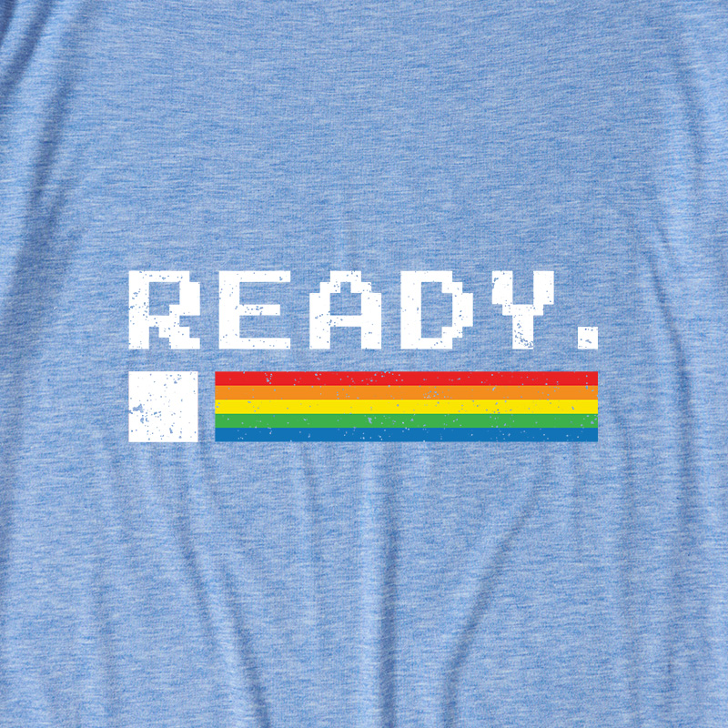 Commodore 64 Ready Ultra Soft Heather Tee