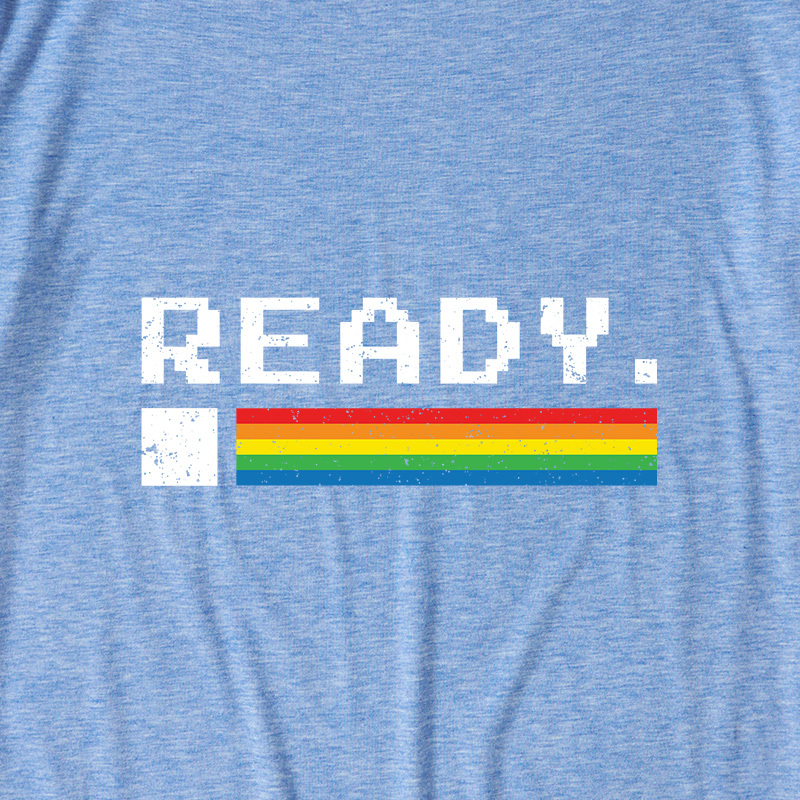 Commodore 64 Ready Ultra Soft Heather Tee