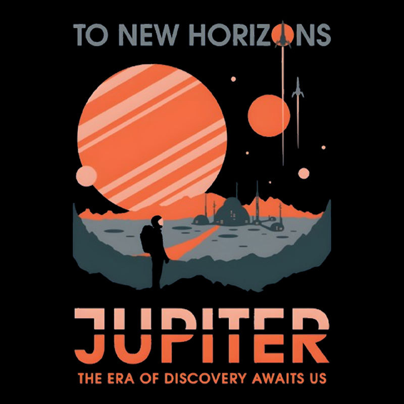 To New Horizons Geek T-Shirt