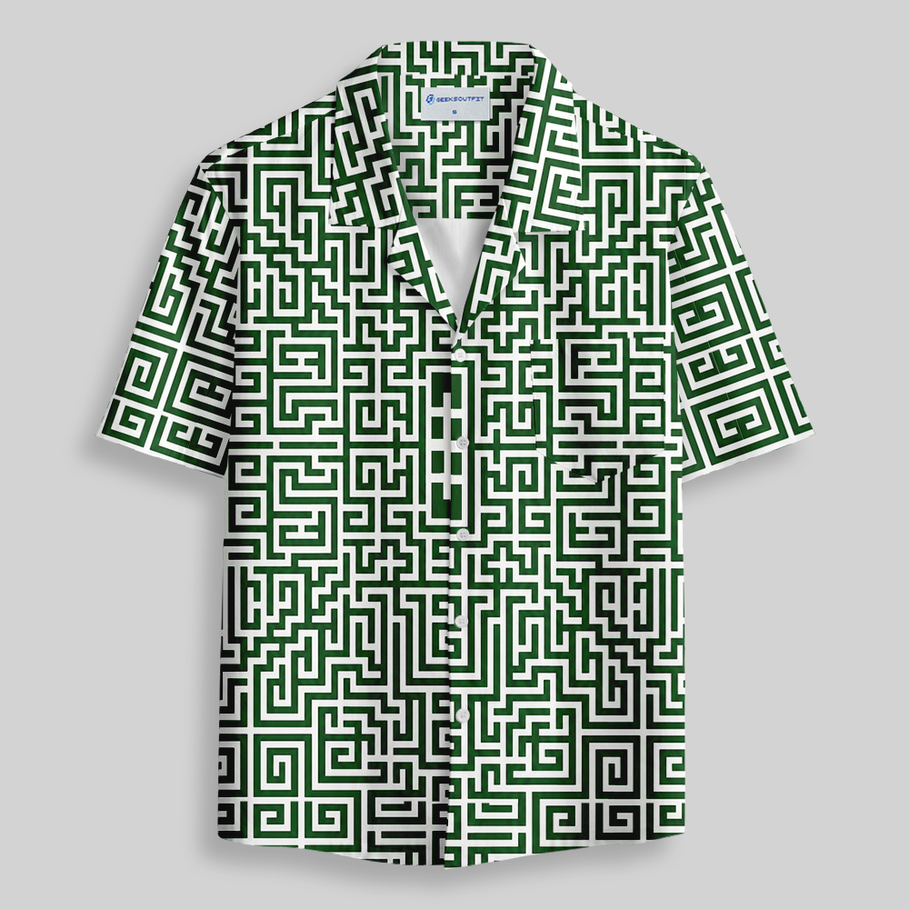 Geeksoutfit Off-World Relic Button Up Pocket Shirt for Sale