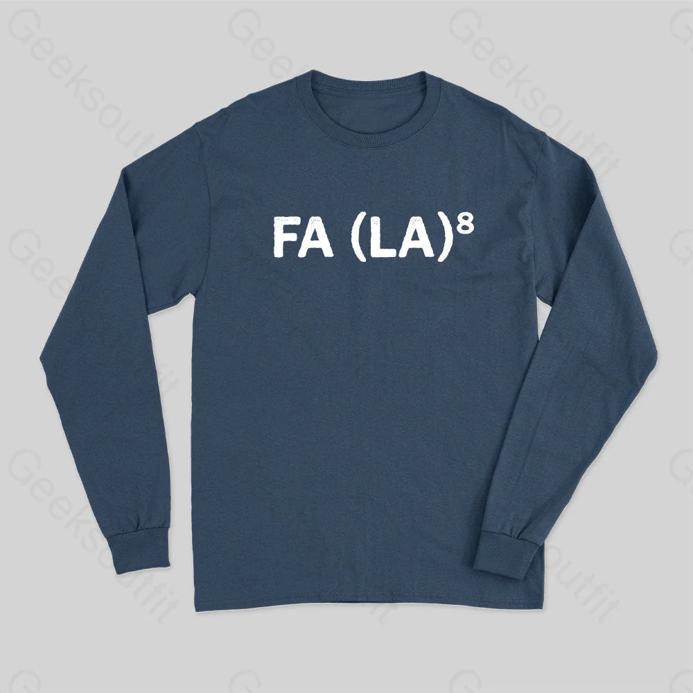 Fa (La)8 Long Sleeve T-Shirt Navy / S