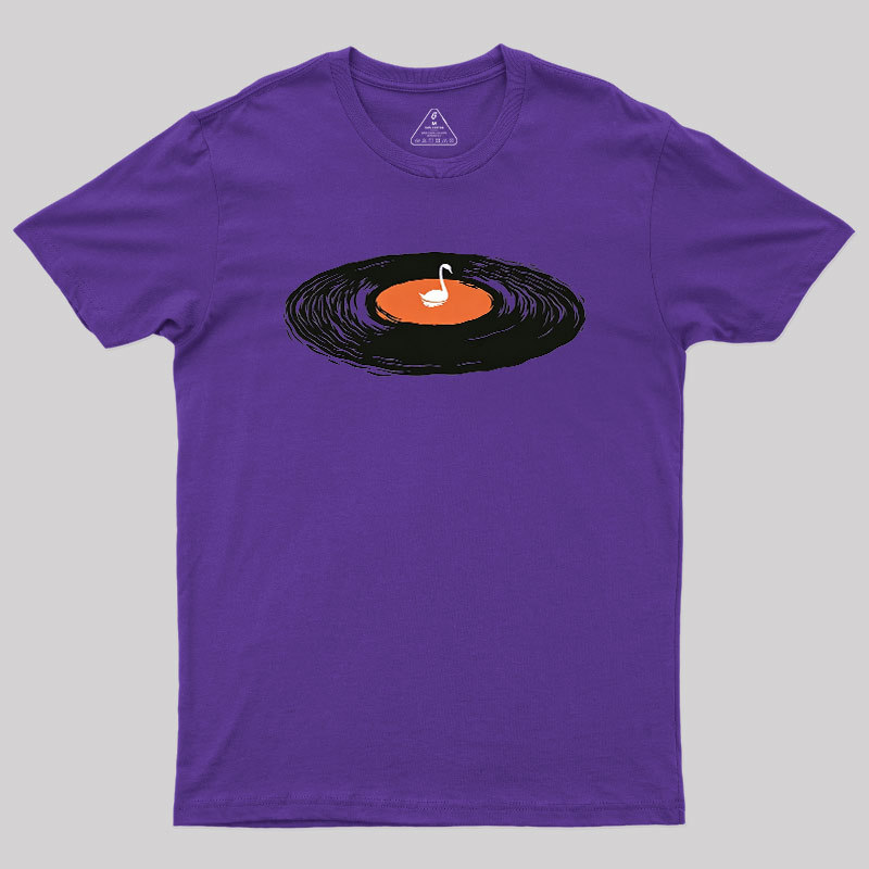 Swan Lake Vinyl Record Visual Geek T-Shirt