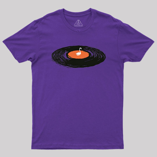 Swan Lake Vinyl Record Visual Geek T-Shirt