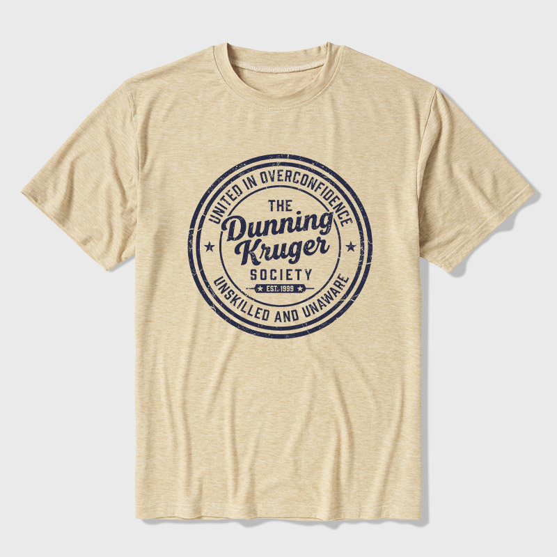 The Dunning-Kruger Society Ultra Soft Heather Tee