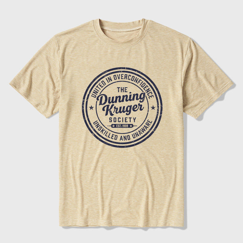 The Dunning-Kruger Society Ultra Soft Heather Tee