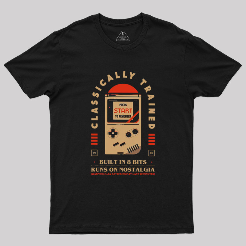 Runs On Nostalgia Geek T-Shirt
