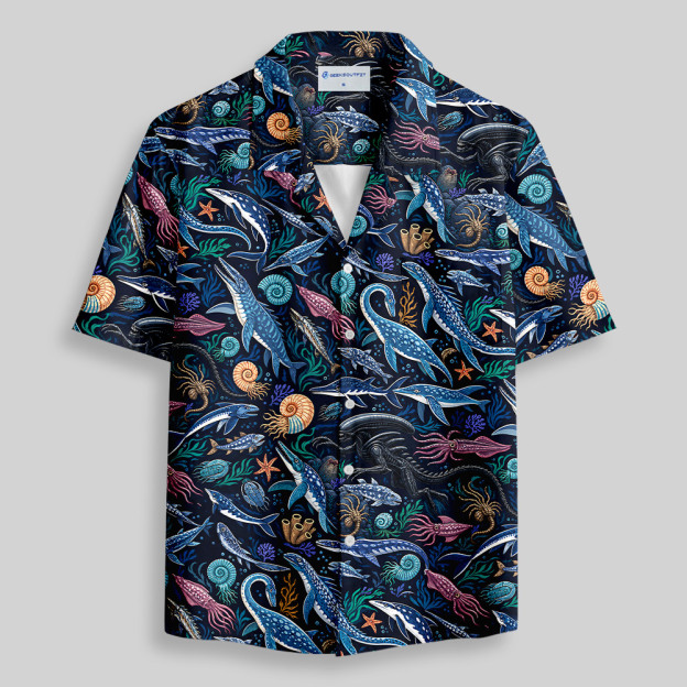 Primordial Abyss Button Up Pocket Shirt