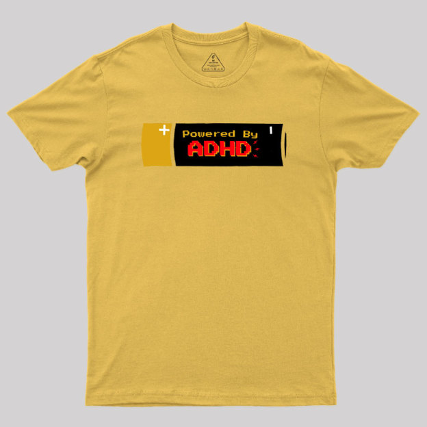 ADHD Battery Geek T-Shirt