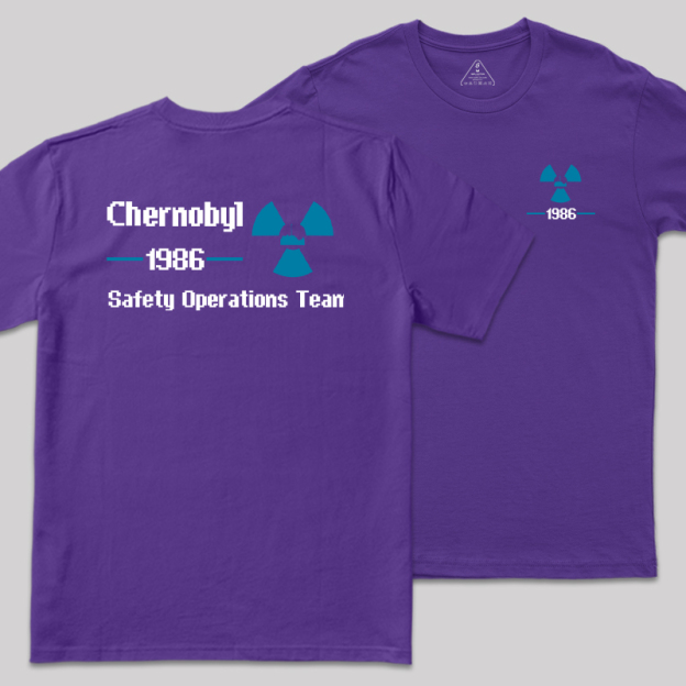 1986 Chernobyl Front and Back Printed T-Shirt
