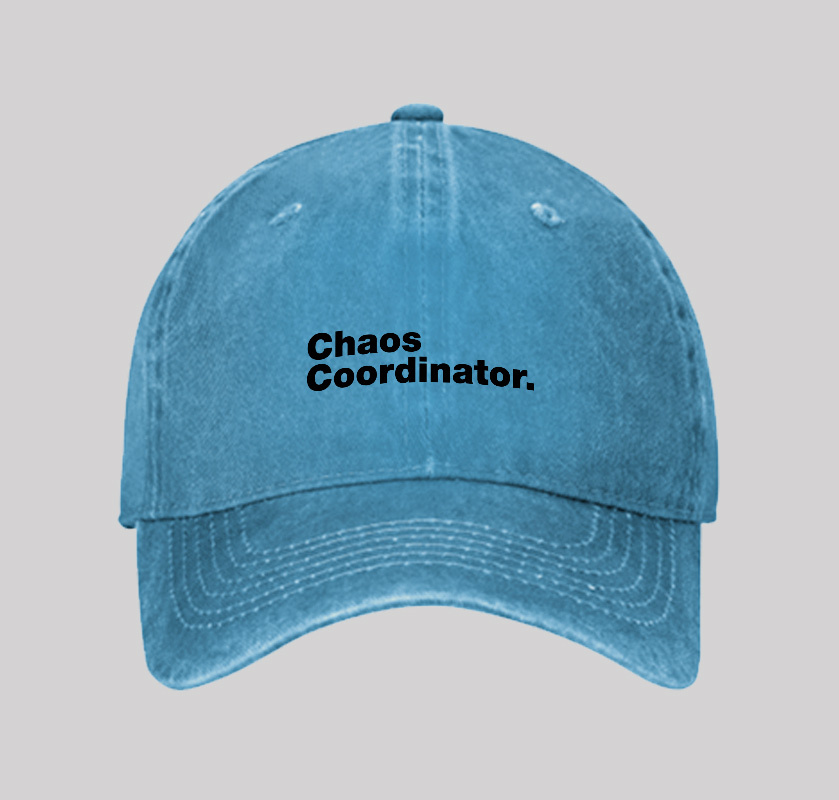 Chaos Coordinator Washed Vintage Baseball Cap