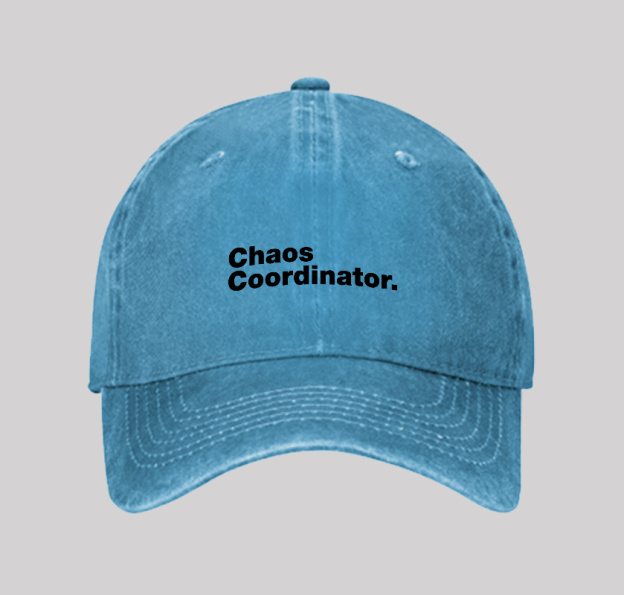 Chaos Coordinator Washed Vintage Baseball Cap
