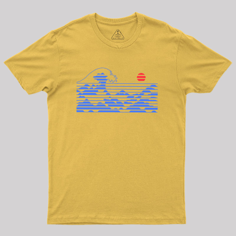 KANAGAWA STRIPE Geek T-Shirt