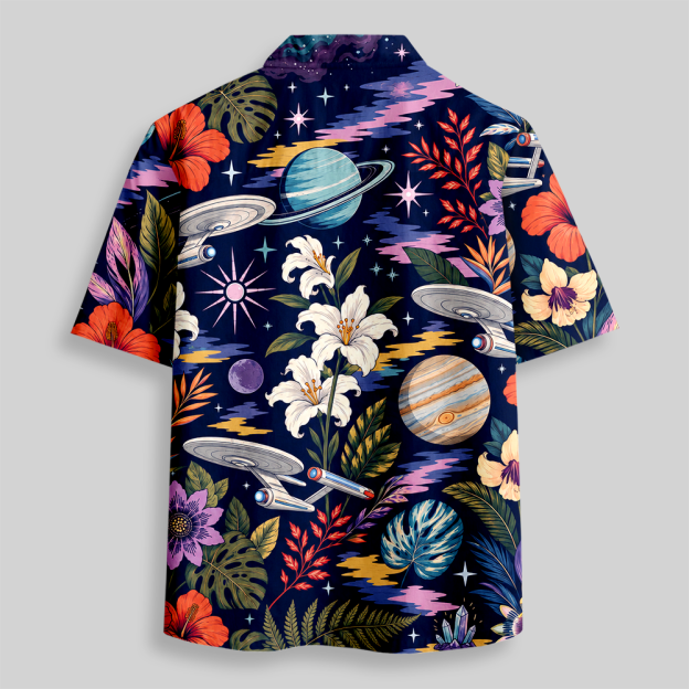 Celestial Botanica Button Up Pocket Shirt