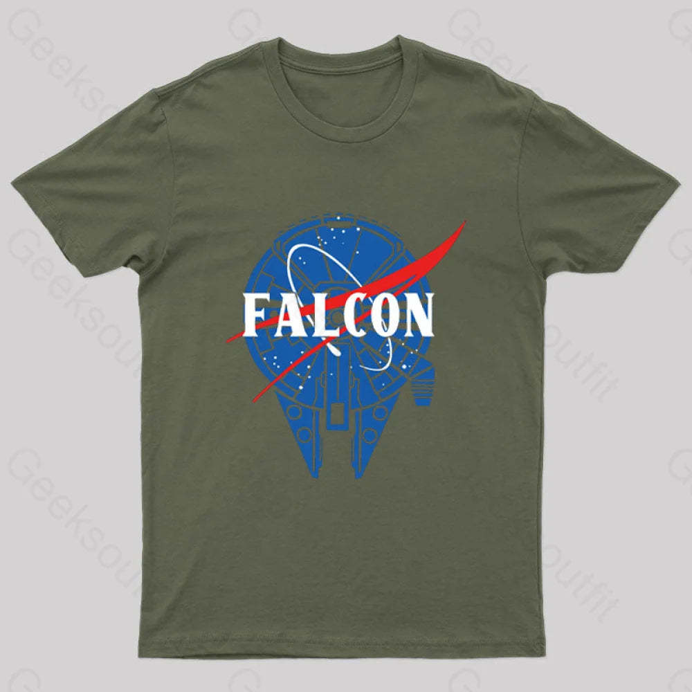 Falcon Geek T-Shirt Army Green / S