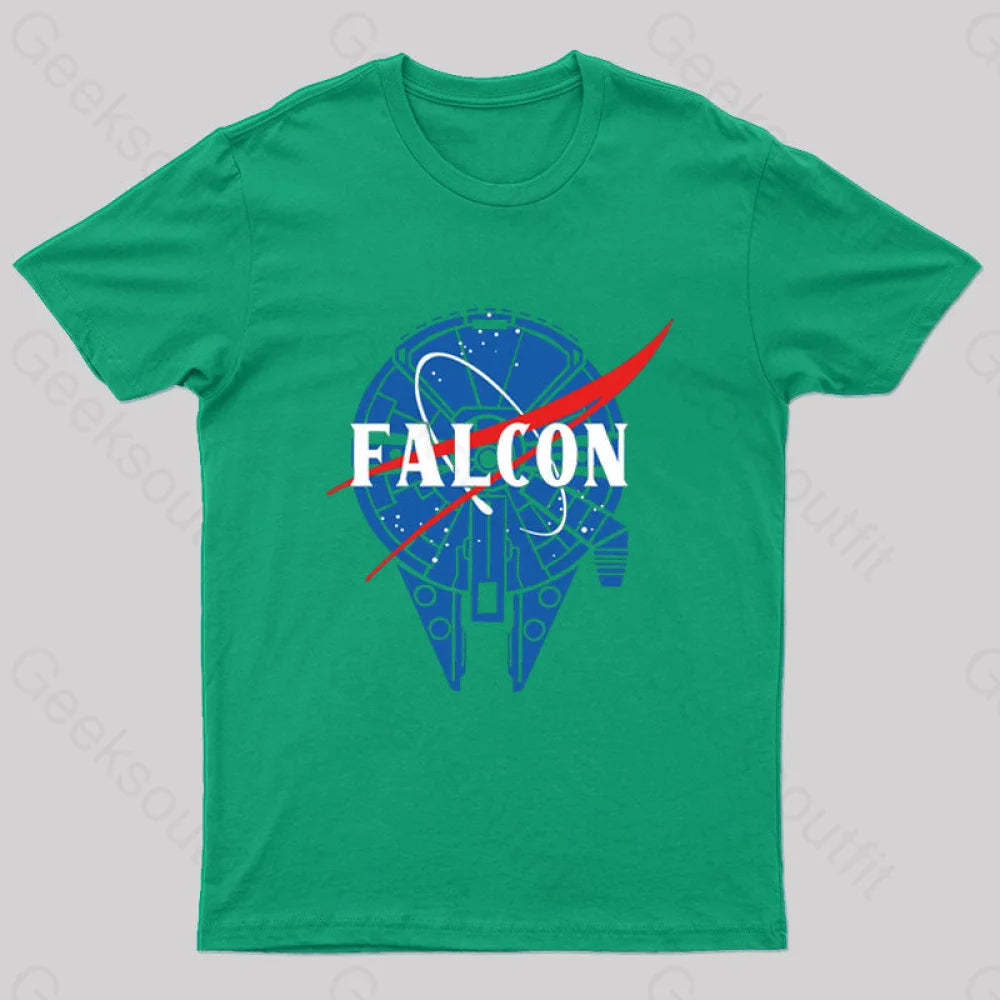 Falcon Geek T-Shirt Green / S