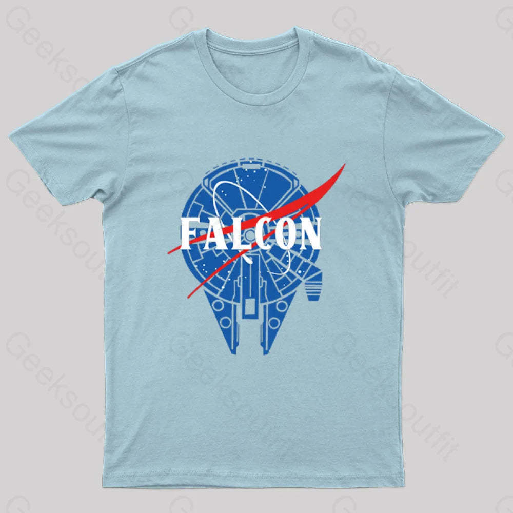 Falcon Geek T-Shirt Light Blue / S