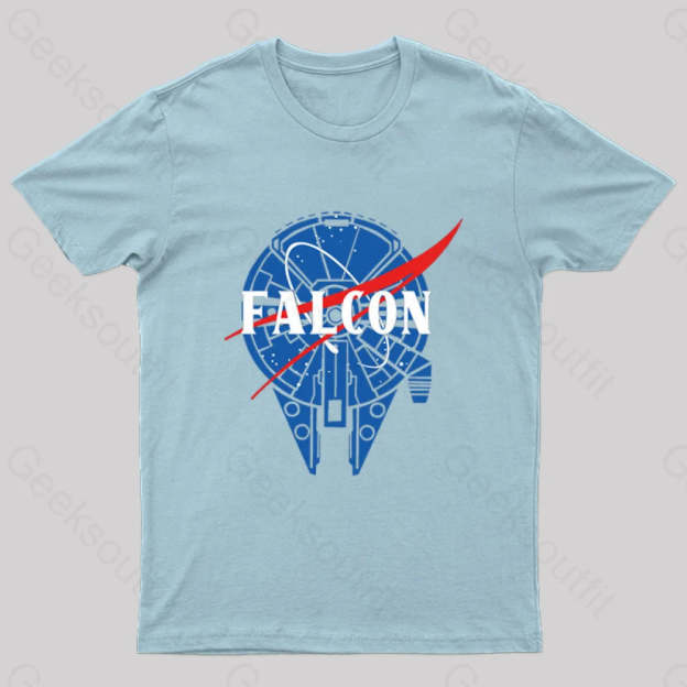Falcon Geek T-Shirt Light Blue / S