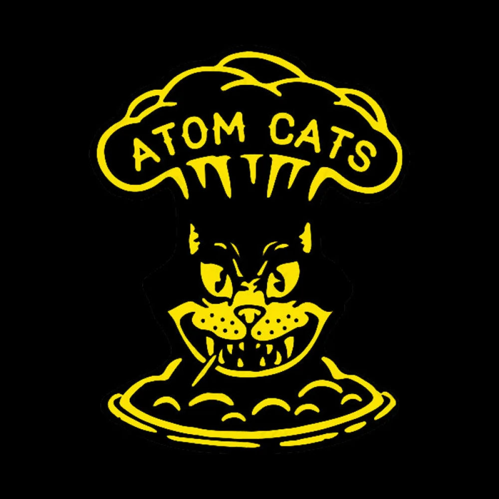 Fallout Atom Cats Garage Yellow Geek T-Shirt