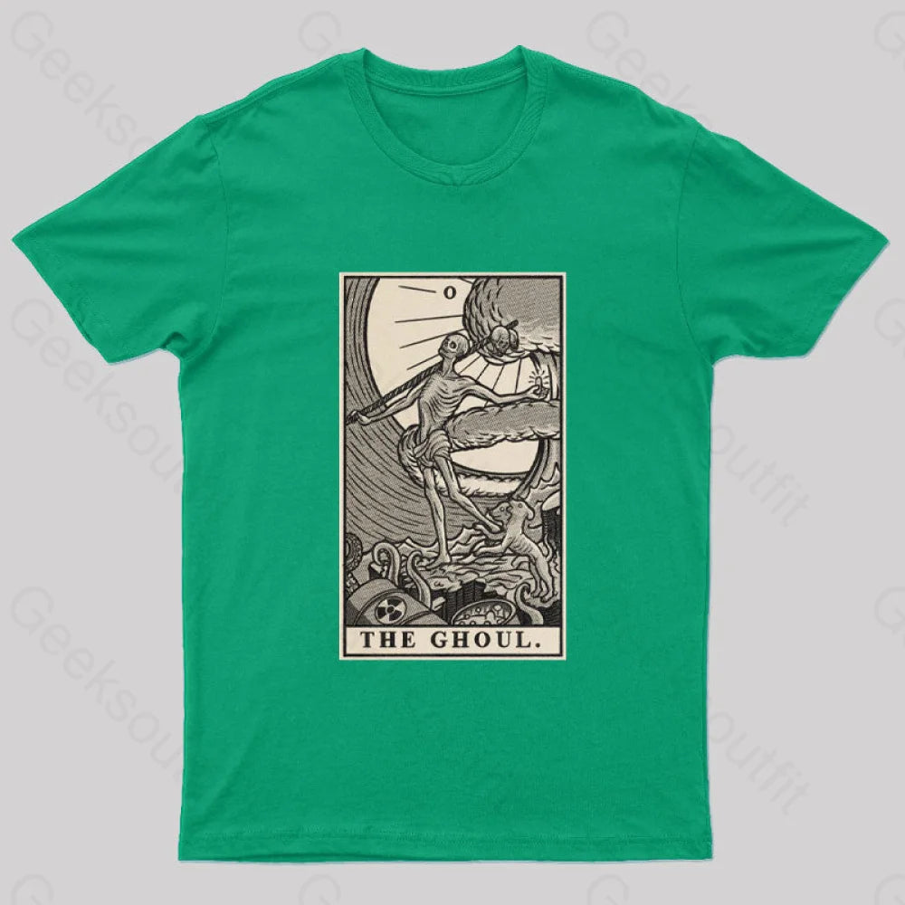 Fallout Fortune Tarot Geek T-Shirt Green / S