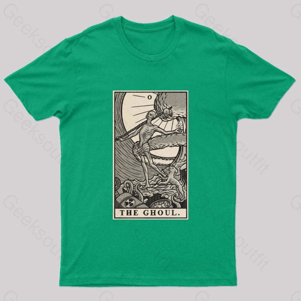Fallout Fortune Tarot Geek T-Shirt Green / S