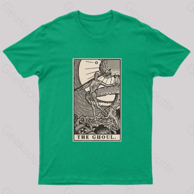 Fallout Fortune Tarot Geek T-Shirt Green / S