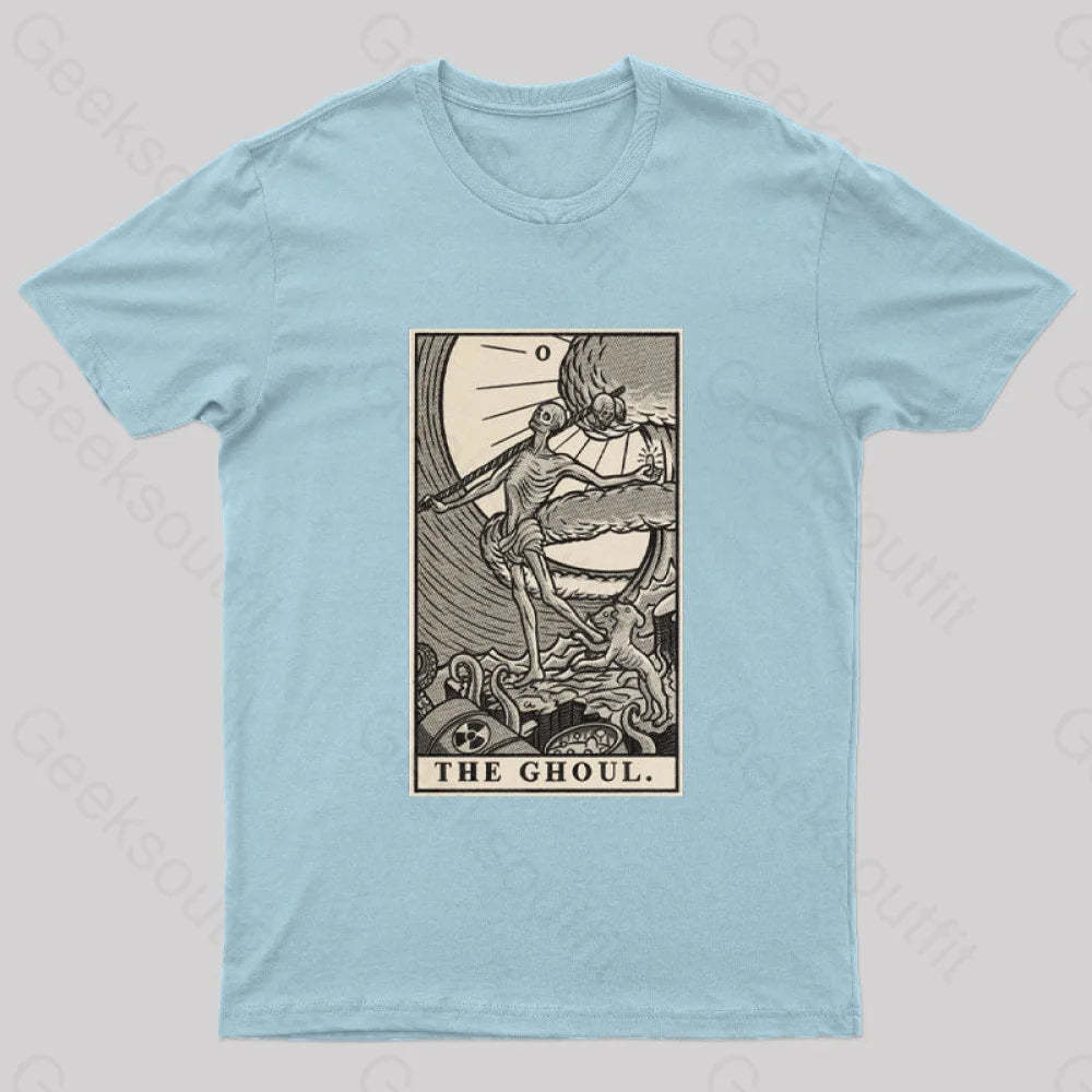 Fallout Fortune Tarot Geek T-Shirt Light Blue / S