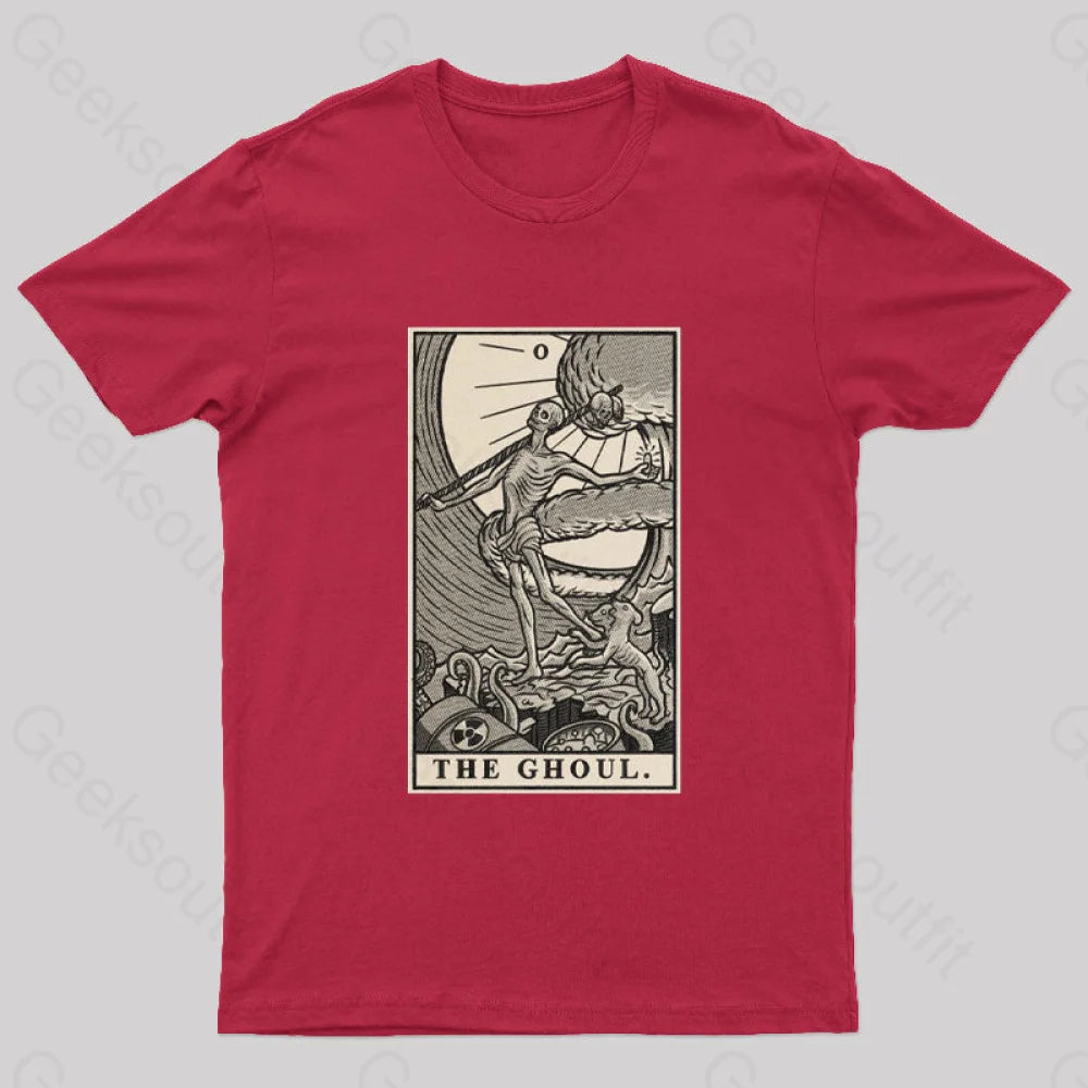 Fallout Fortune Tarot Geek T-Shirt Red / S
