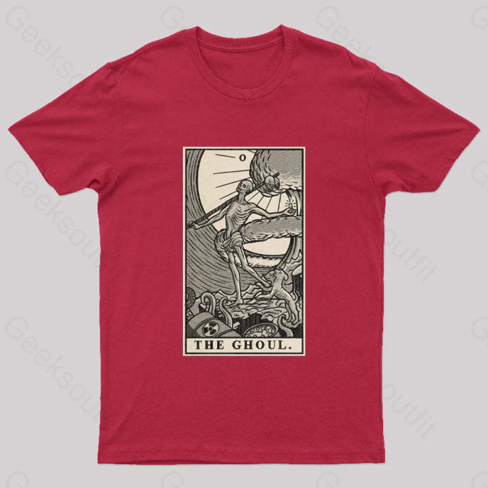 Fallout Fortune Tarot Geek T-Shirt Red / S