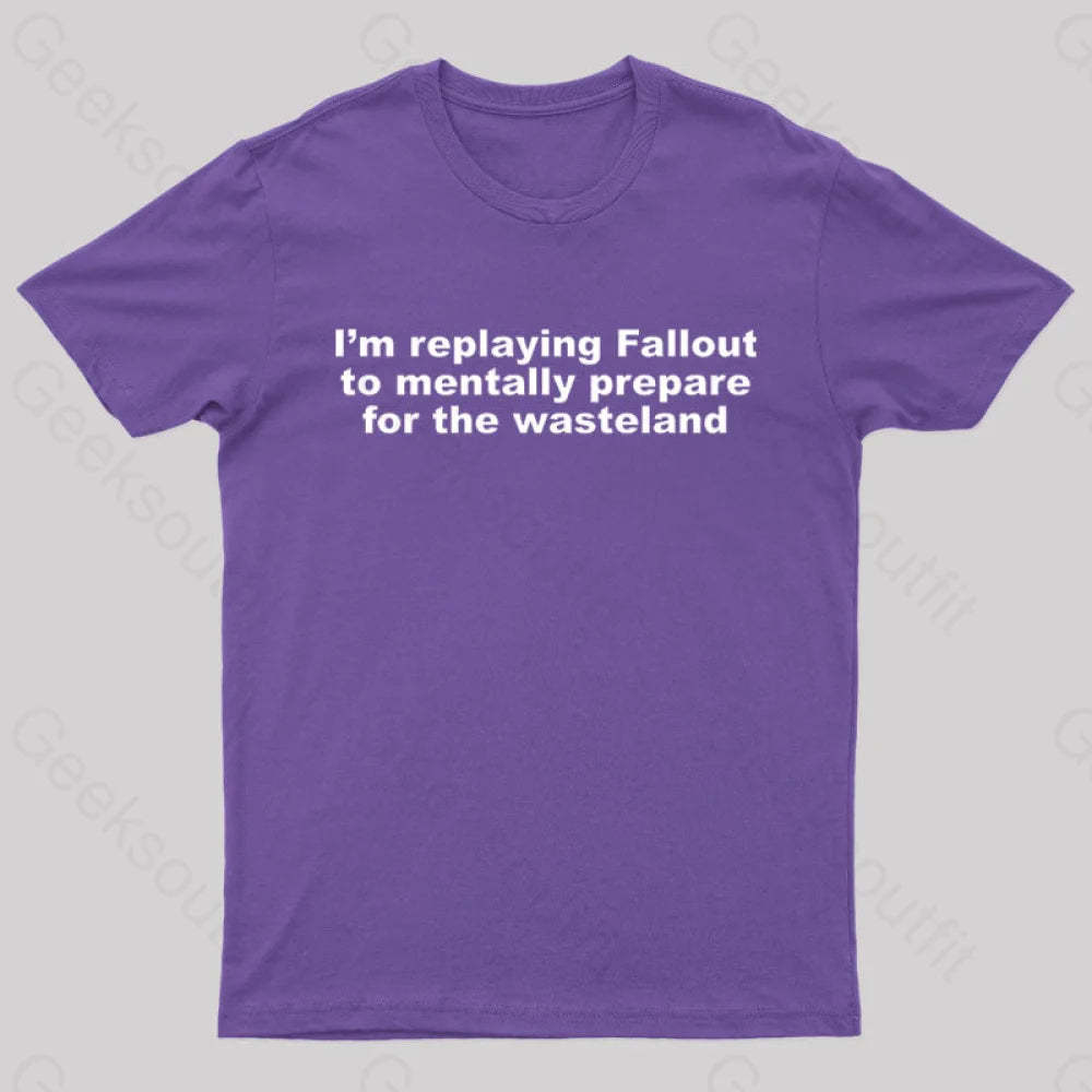 Fallout Prep Nerd T-Shirt Purple / S