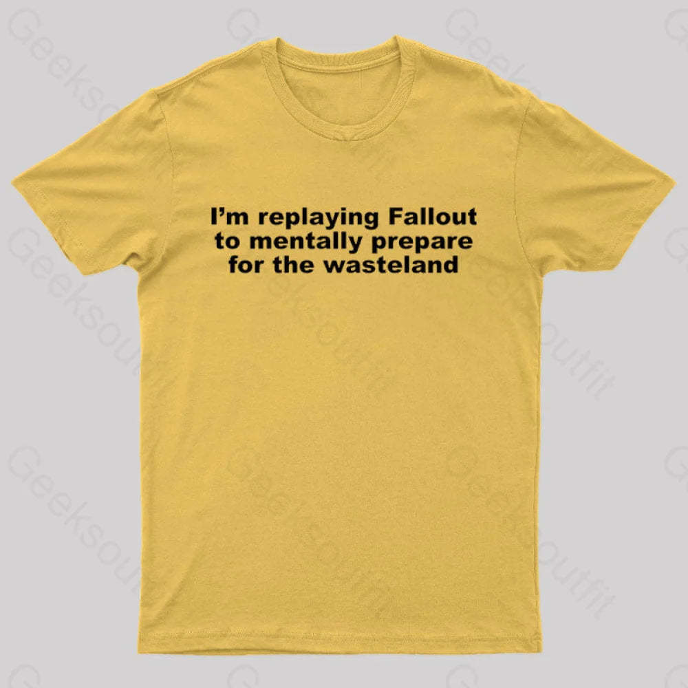 Fallout Prep Nerd T-Shirt Yellow / S