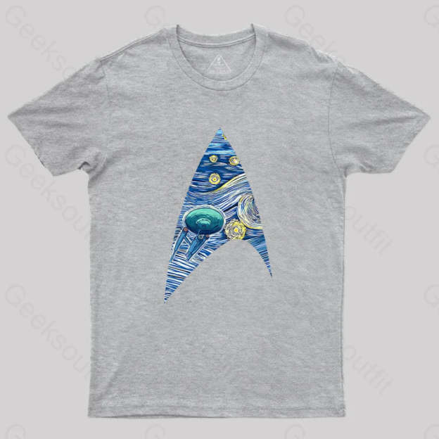 Fantasy Cosmic Voyage T-Shirt Grey / S Yc
