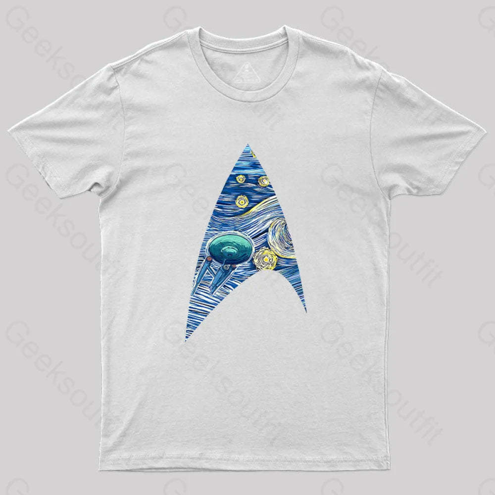 Fantasy Cosmic Voyage T-Shirt White / S Yc