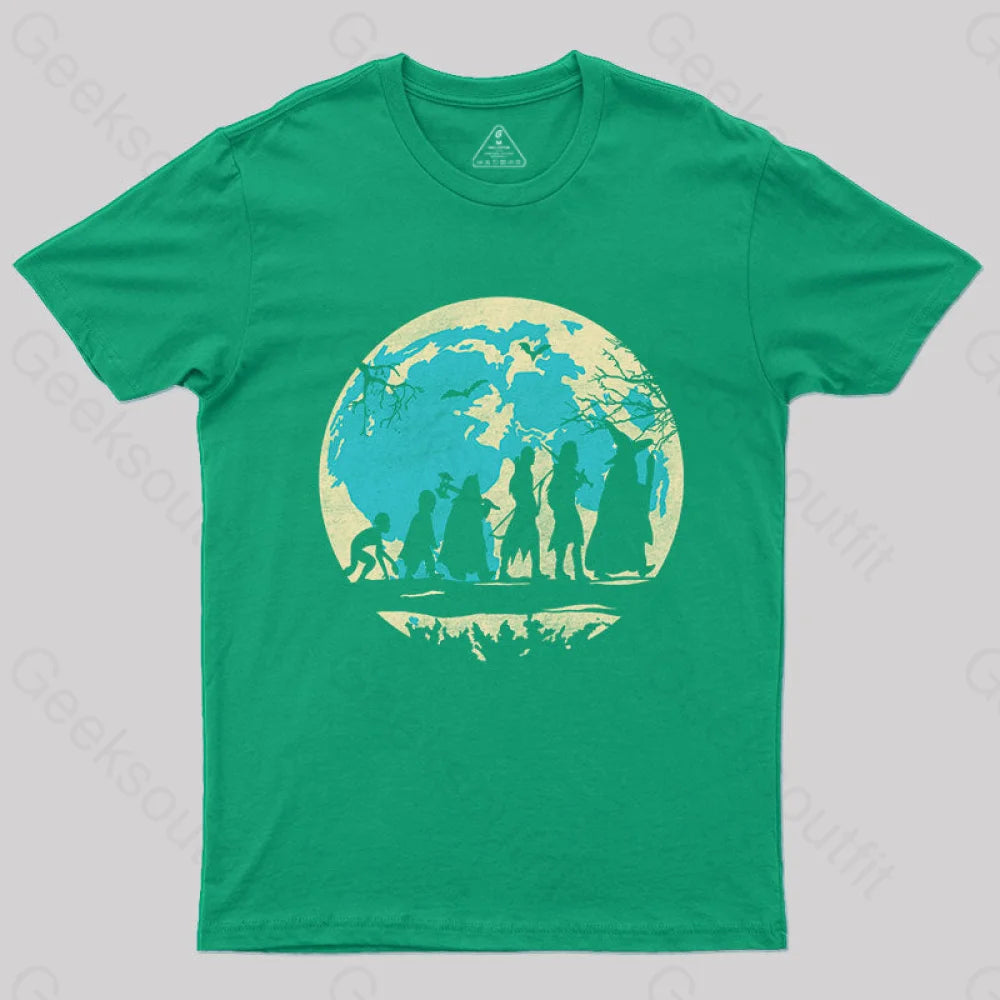 Fantasy Evolution T-Shirt Green / S