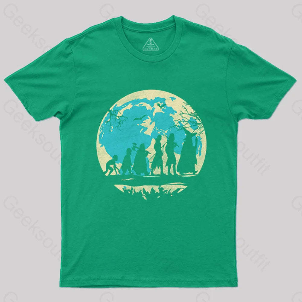 Fantasy Evolution T-Shirt Green / S