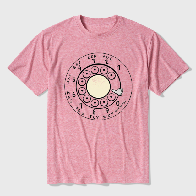 Rotary Dial Vintage Ultra Soft Heather Tee