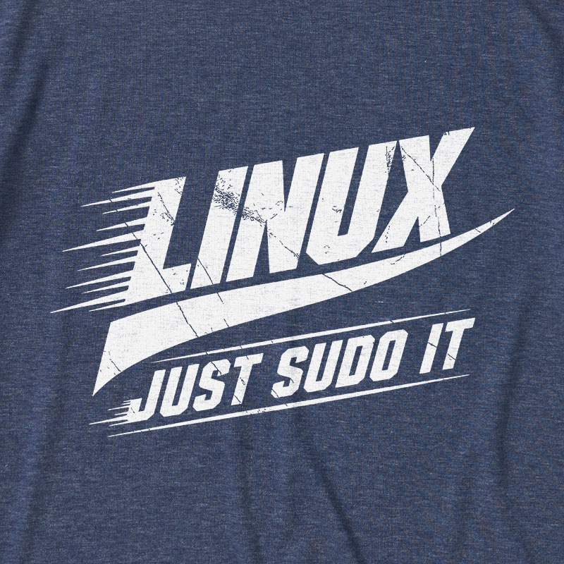 Linux Just Sudo It Ultra Soft Heather Tee