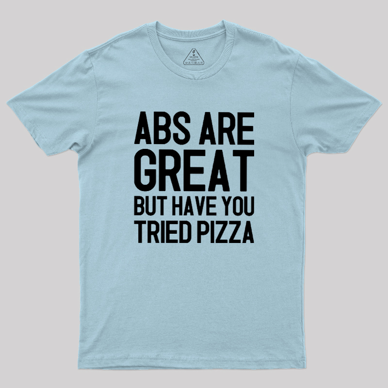 Abs vs Pizza Geek T-Shirt