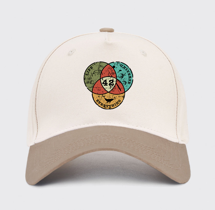 Life, the Universe & Everything Washed Vintage Baseball Cap