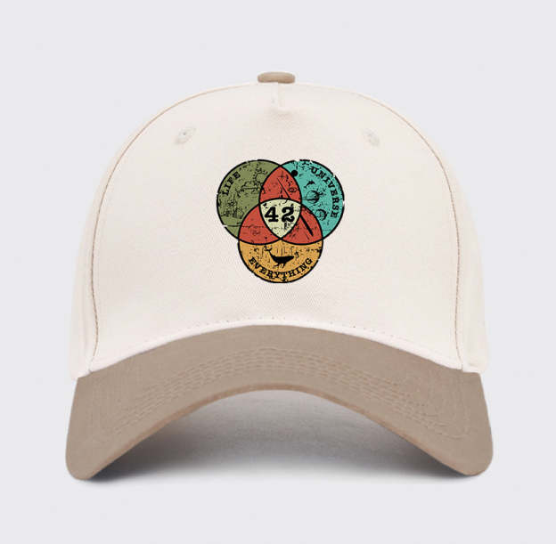 Life, the Universe & Everything Washed Vintage Baseball Cap