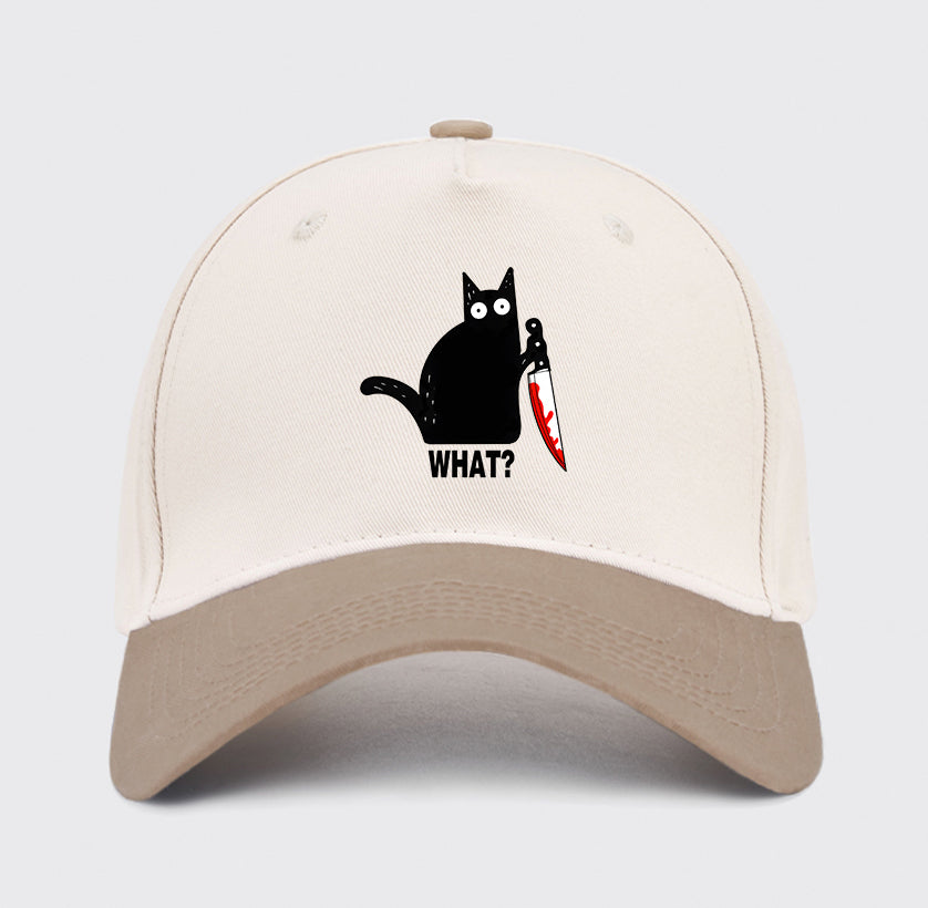 Spooky Lockdown Cat Baseball Cap