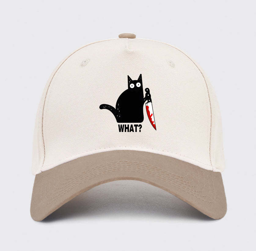 Spooky Lockdown Cat Baseball Cap