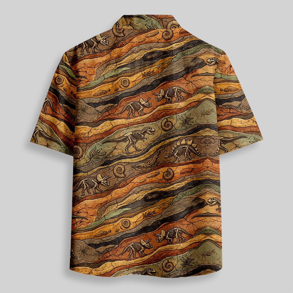 Rock Fossil Button Up Pocket Shirt