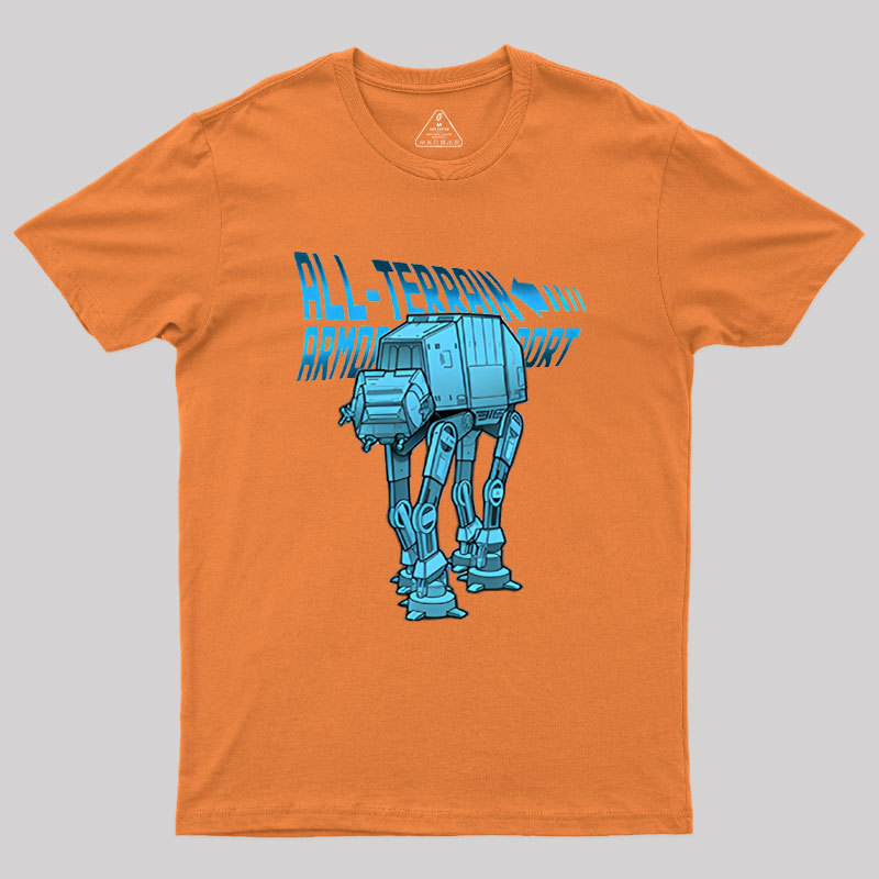 Mega Terrain Mecha Transport Geek T-Shirt