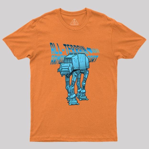 Mega Terrain Mecha Transport Geek T-Shirt