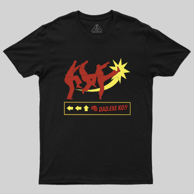 Dad EXE KO Game Combo Geek T-Shirt