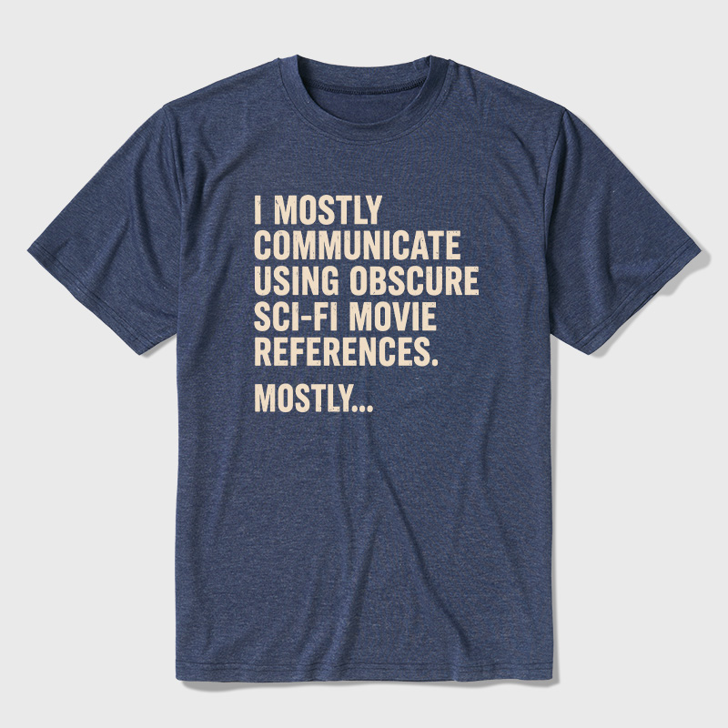 Sci-Fi Movie Reference Ultra Soft Heather Tee